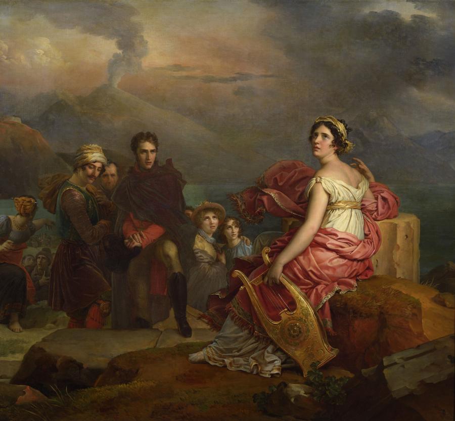 François Gérard, Corinne au Cap Misène, 1819-1821.